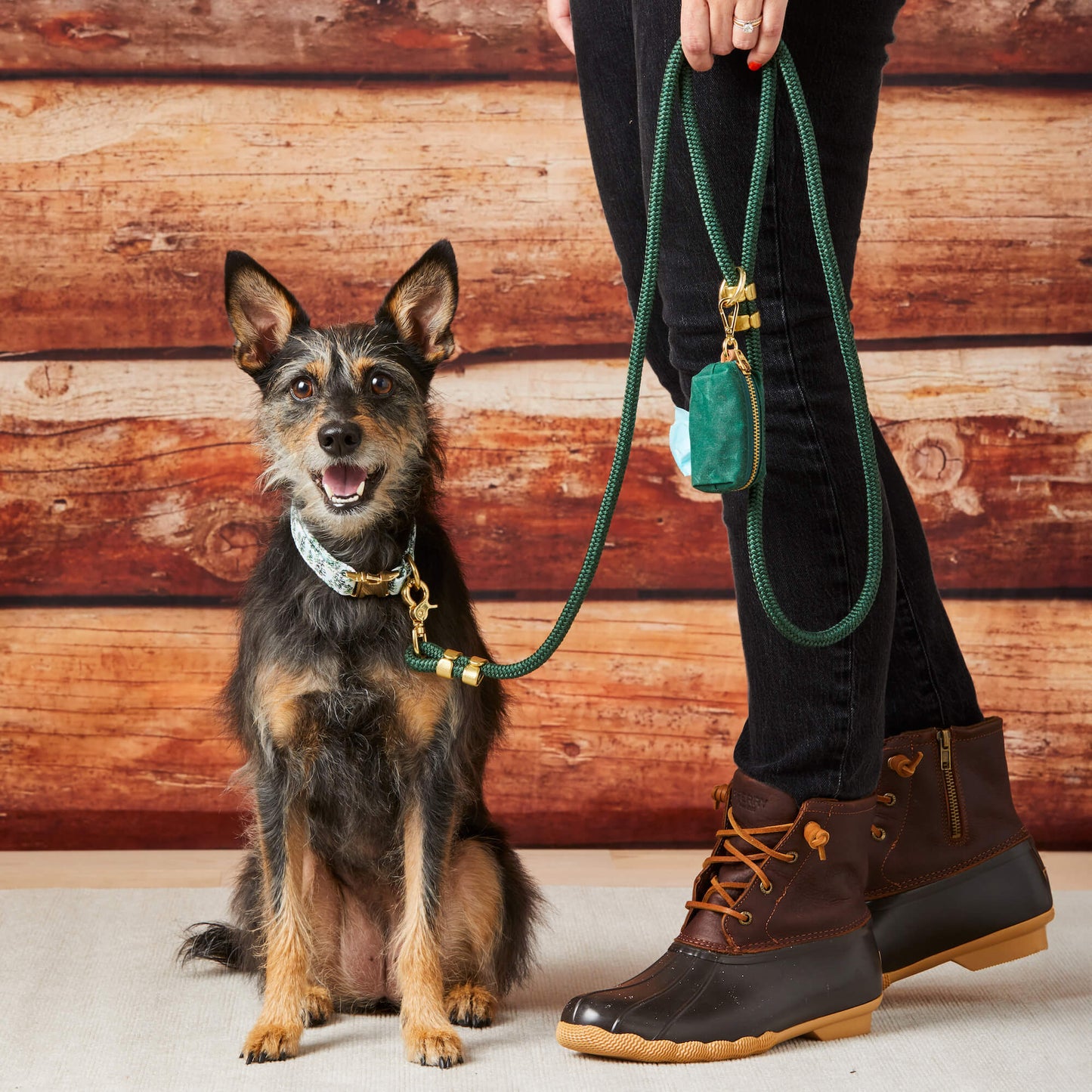 Evergreen Marine Rope Dog Leash by The Foggy Dog