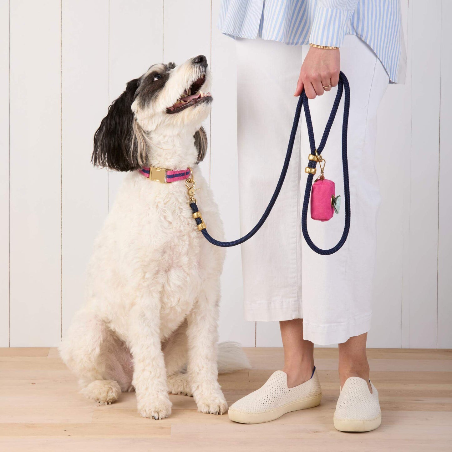 Ocean Marine Rope Dog Leash by The Foggy Dog