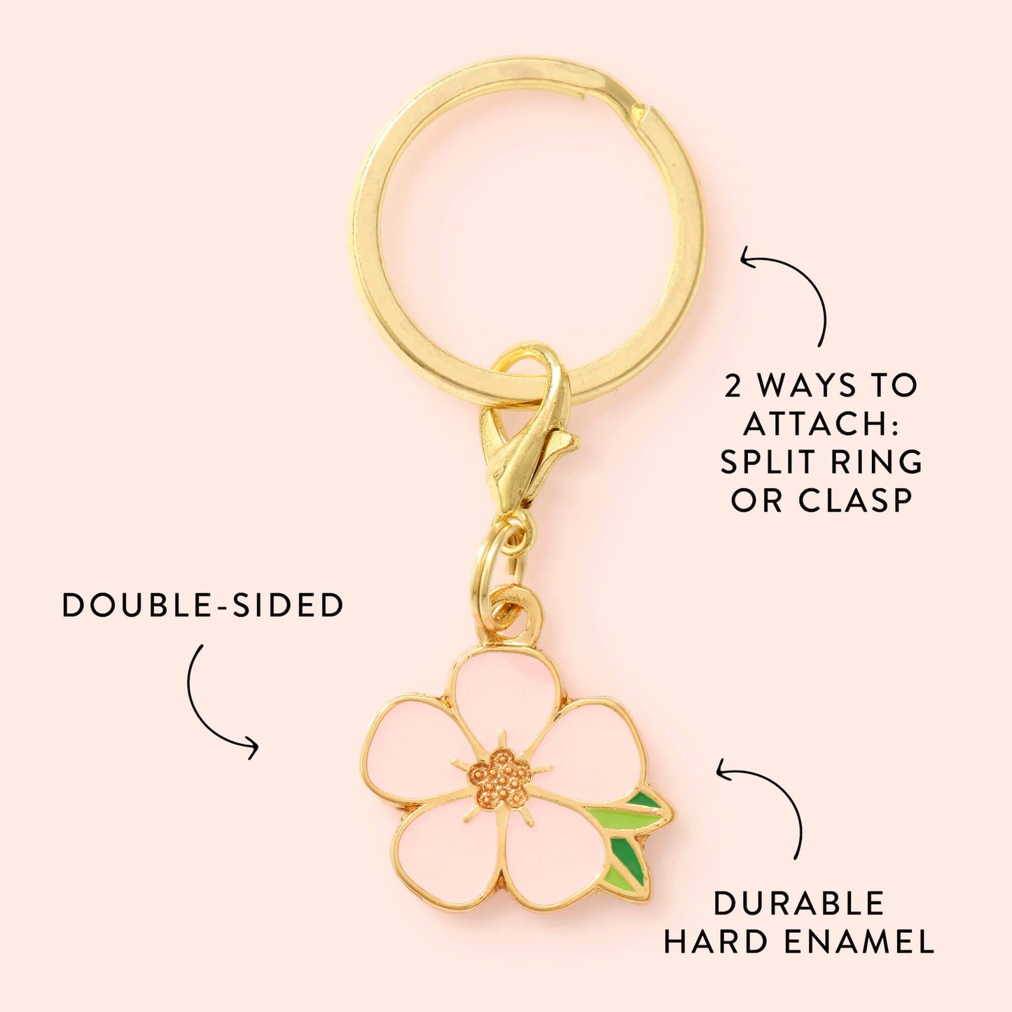 Sakura Blossom Dog Collar Charm by The Foggy Dog