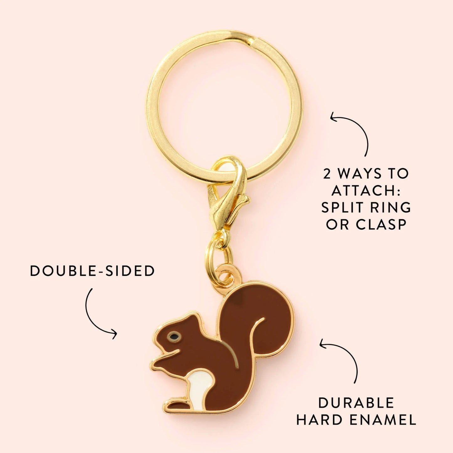 Squirrel Dog Collar Charm by The Foggy Dog
