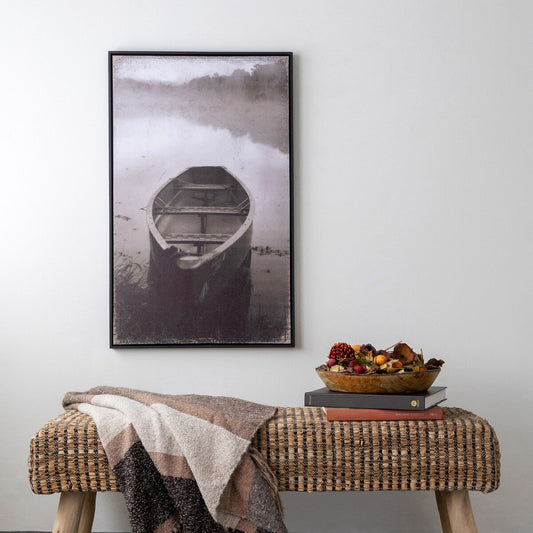 Canoe Framed Wall Art 23x36"