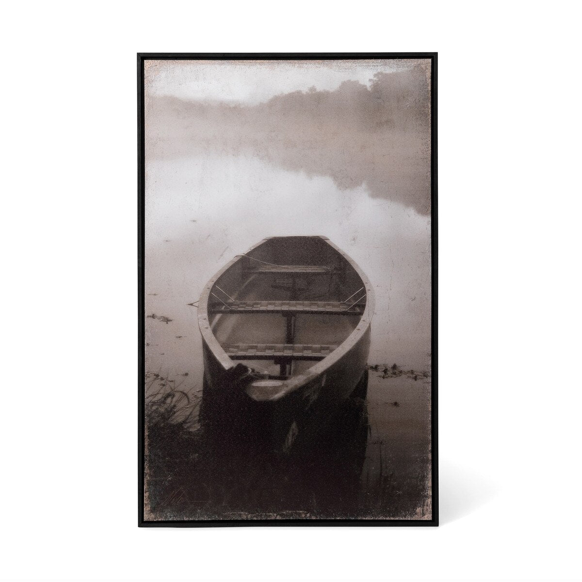 Canoe Framed Wall Art 23x36"