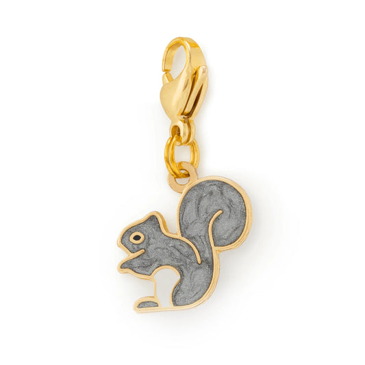 Squirrel Dog Collar Charm by The Foggy Dog