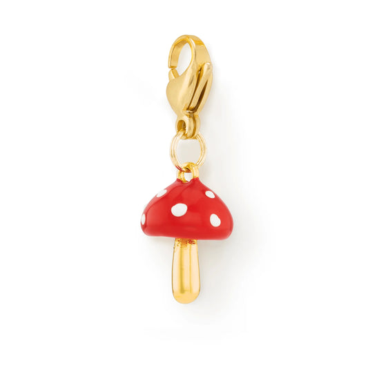 Toadstool Collar Charm by The Foggy Dog