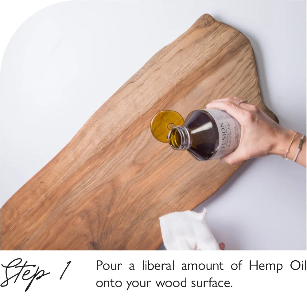 Hemp Oil Wood Finish by Fusion Mineral Paint 500mL