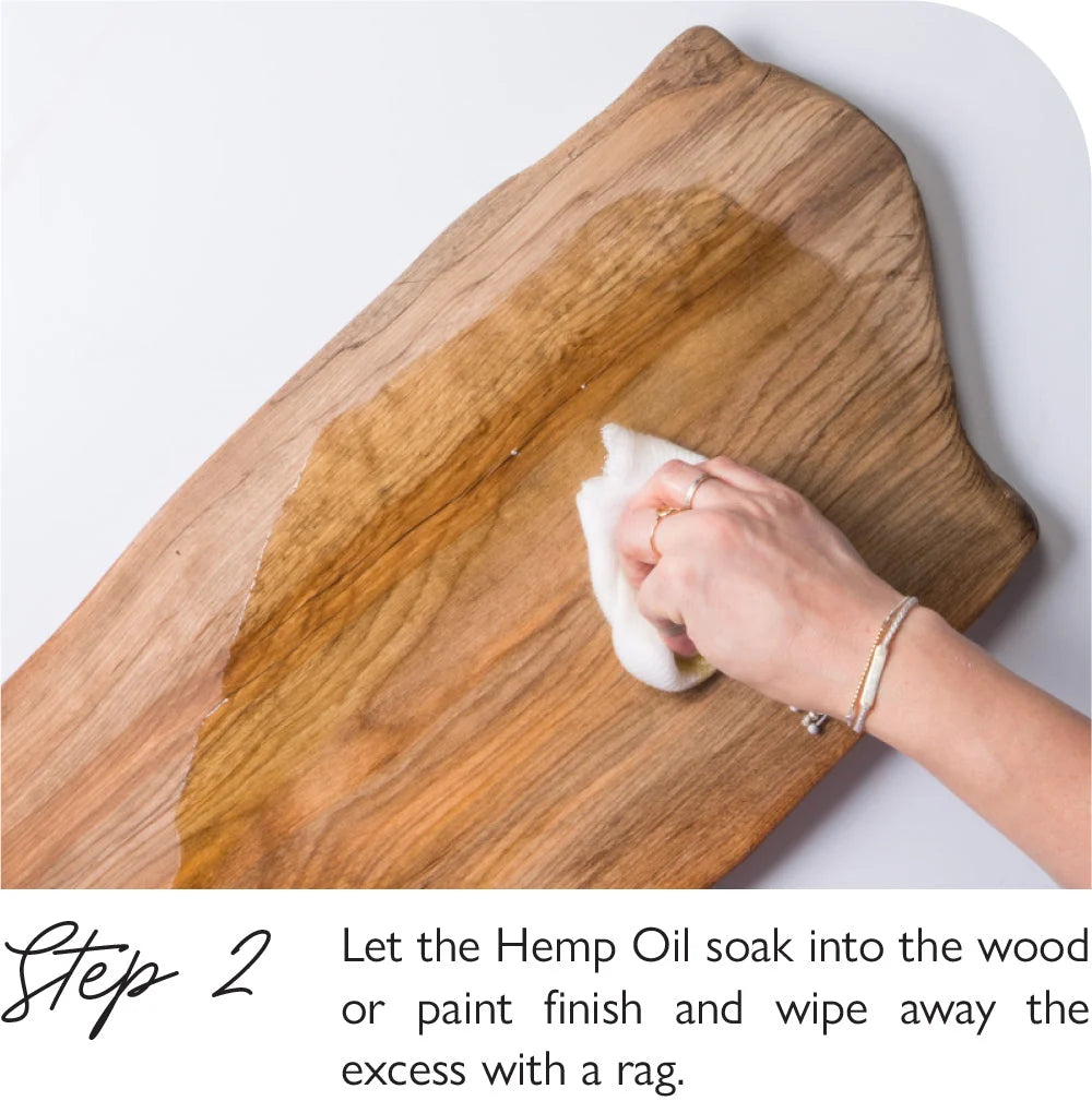 Hemp Oil Wood Finish by Fusion Mineral Paint 500mL