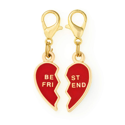 BFF Hearts Collar Charm Set by The Foggy Dog