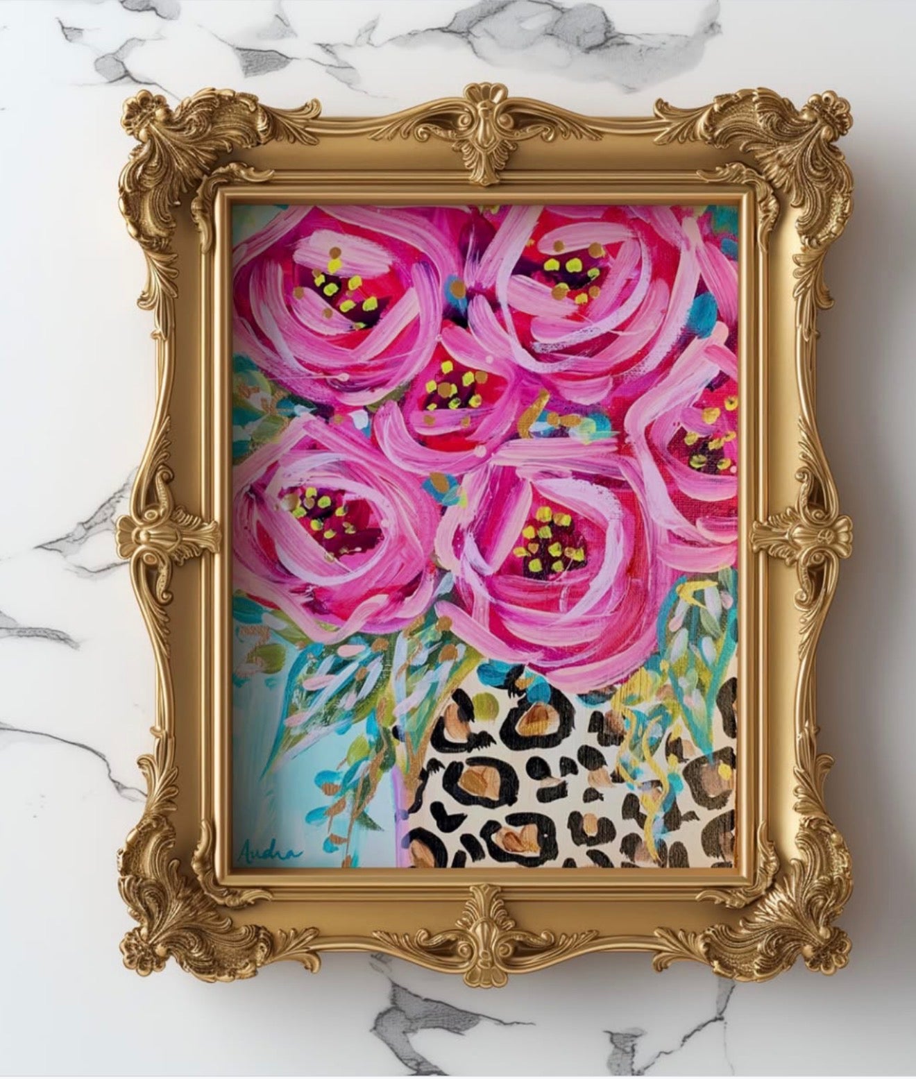 July 11, 2026 Painting Abstract Flowers Class $60, 10:30AM
