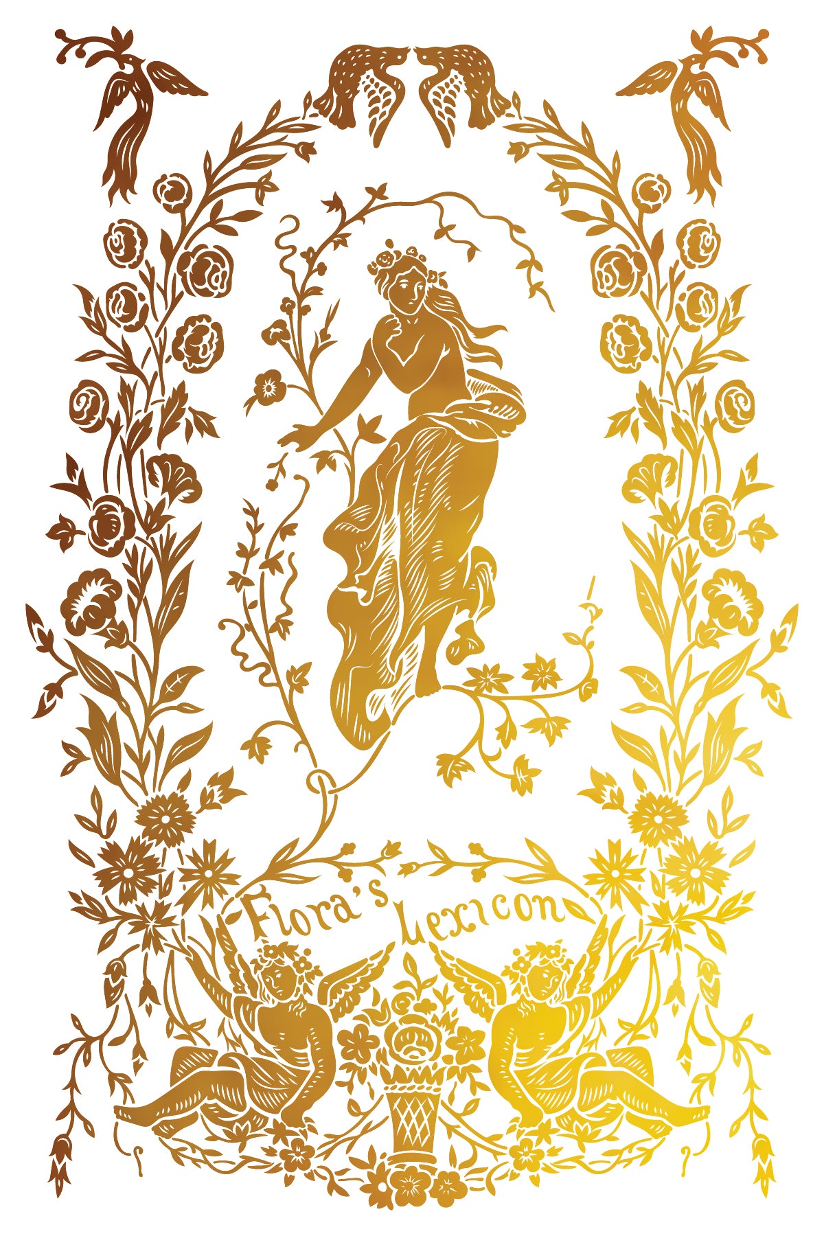 Athenaeum IOD Foil Transfer 8x12 Pad by Iron Orchid Designs - NEW!
