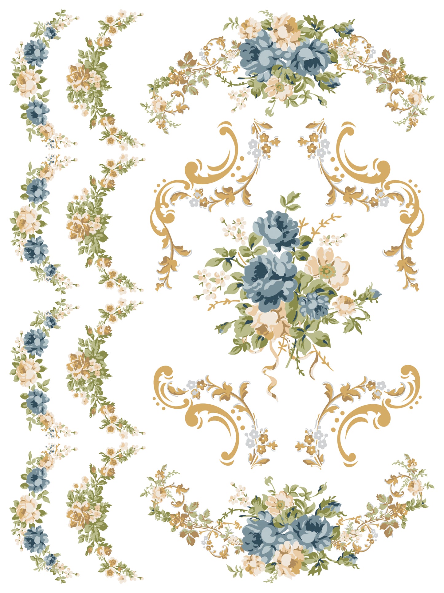 Alfred Peats & Co. IOD Paint Inlay 12x16 Pad by Iron Orchid Designs - NEW!