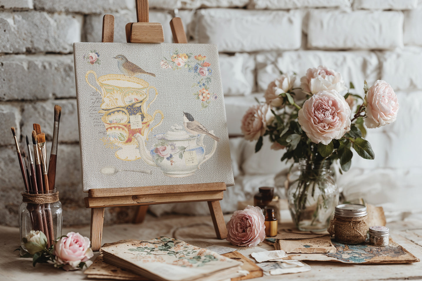 The Belgravia IOD Transfer 8x12 Pad by Iron Orchid Designs - NEW!