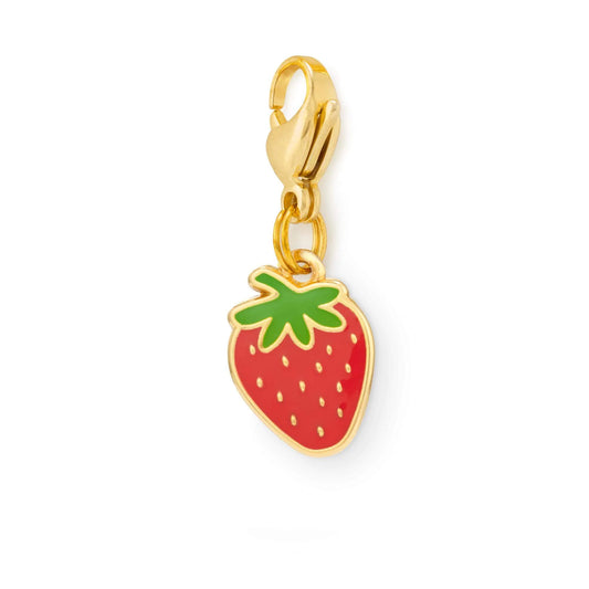Strawberry Dog Collar Charm by The Foggy Dog