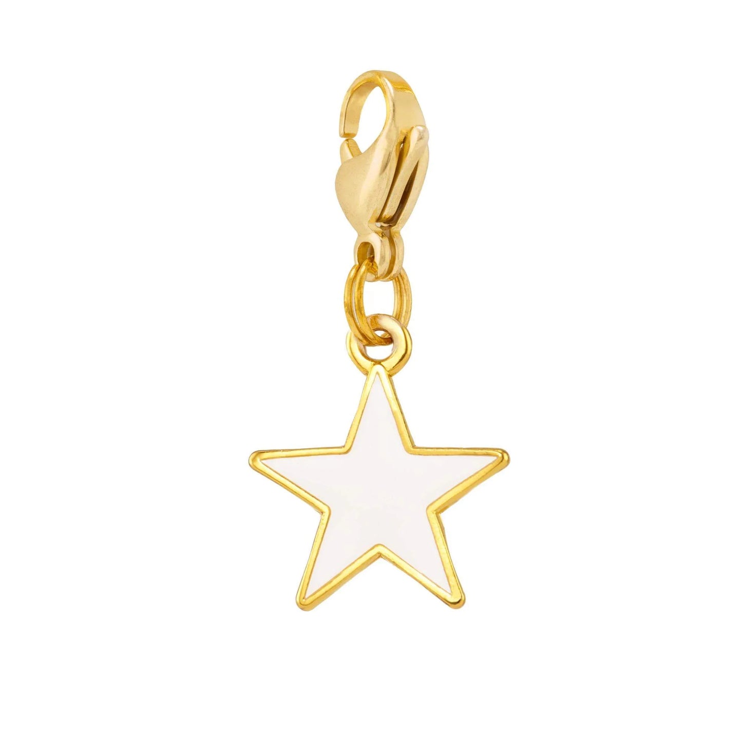White Star Collar Charm by The Foggy Dog