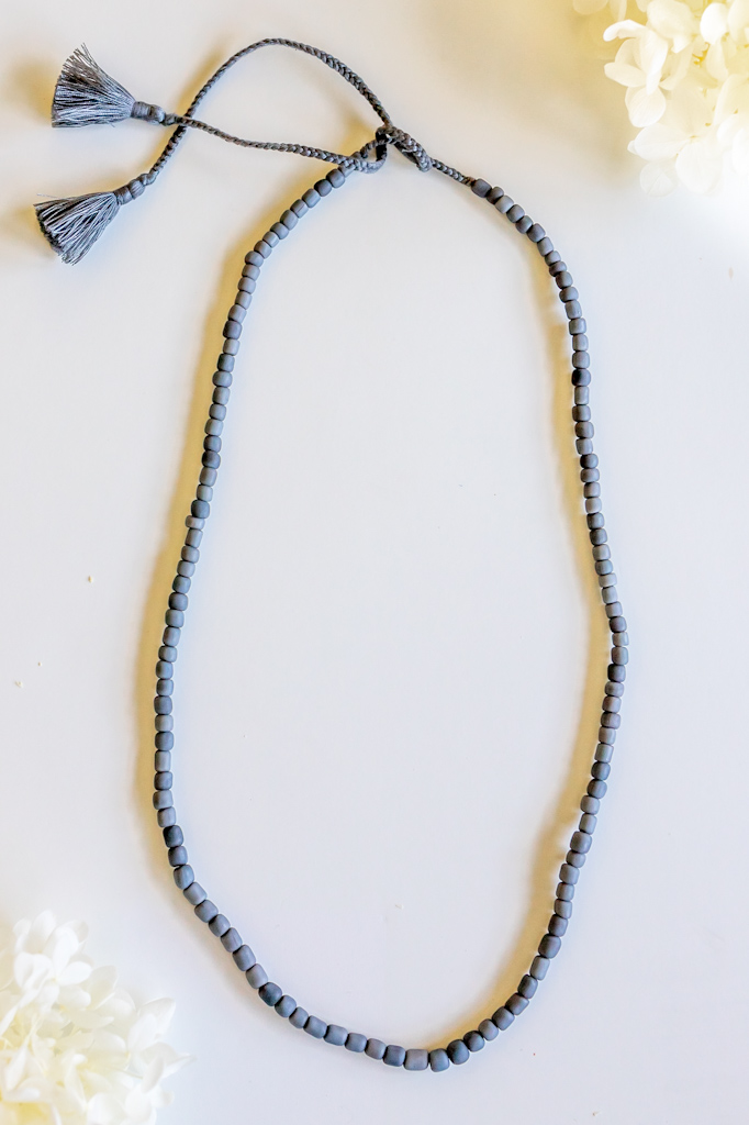 Be the Light Necklace - Grey