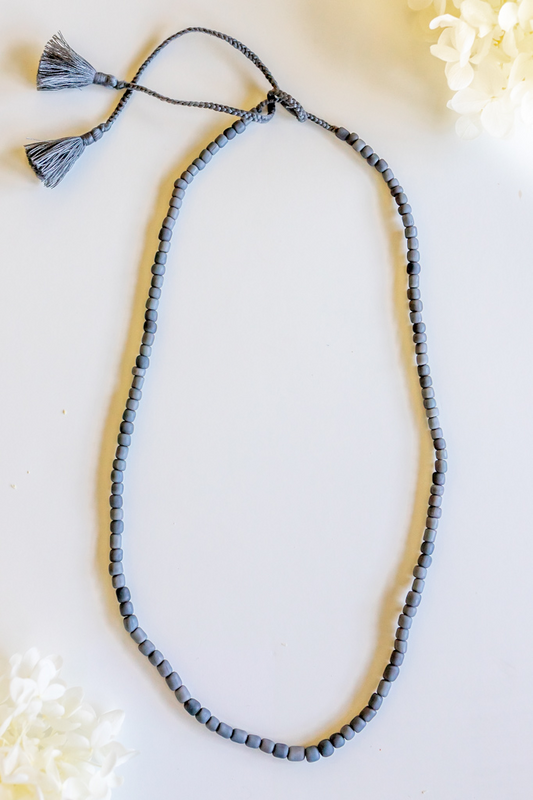Be the Light Necklace - Grey