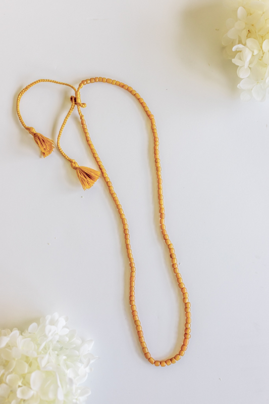Be the Light Necklace - Mustard