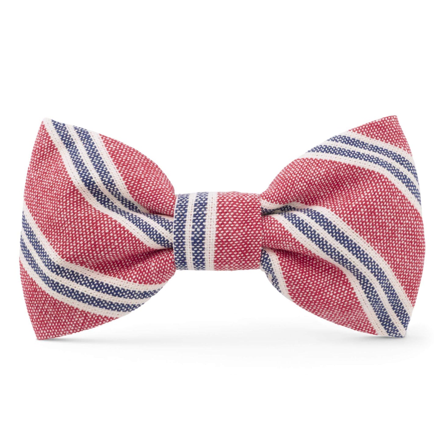 Nantucket Stripe Dog Bow Tie by The Foggy Dog