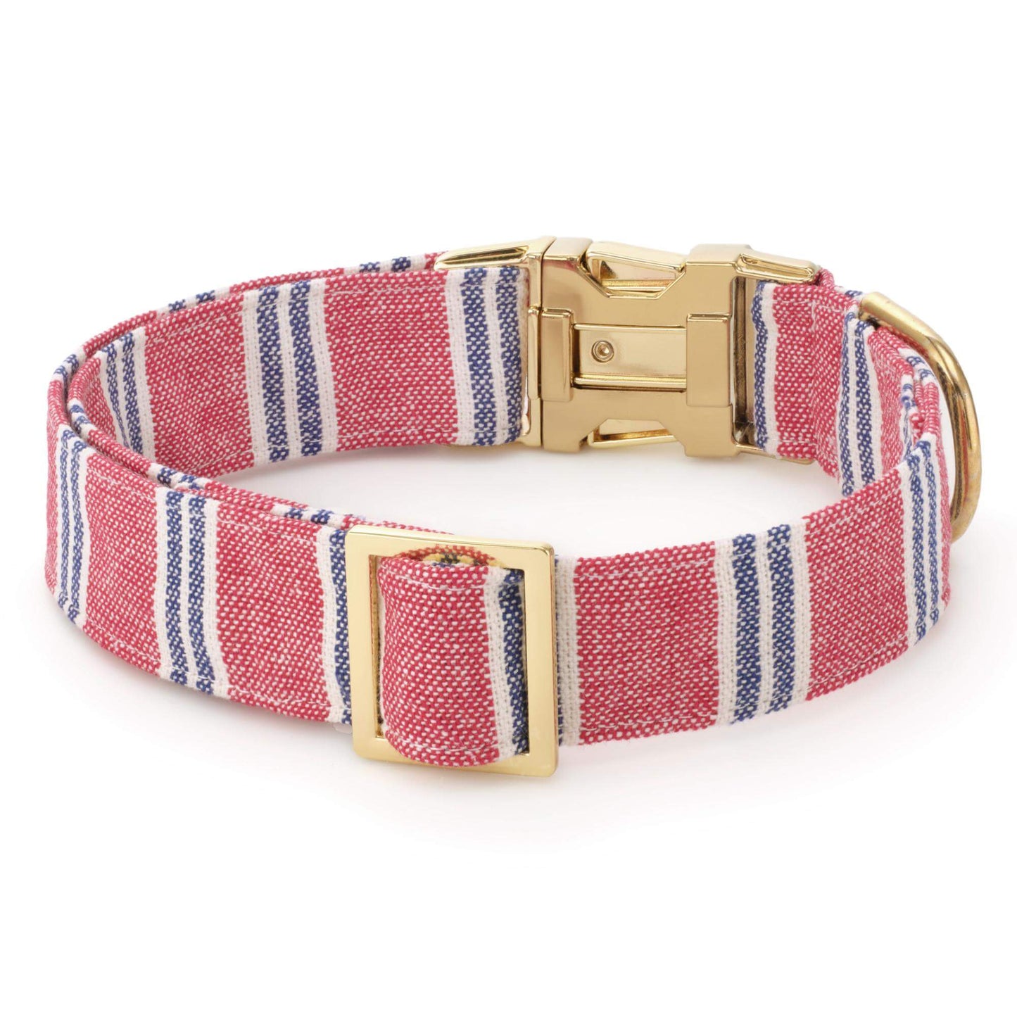 Nantucket Stripe Dog Collar by The Foggy Dog