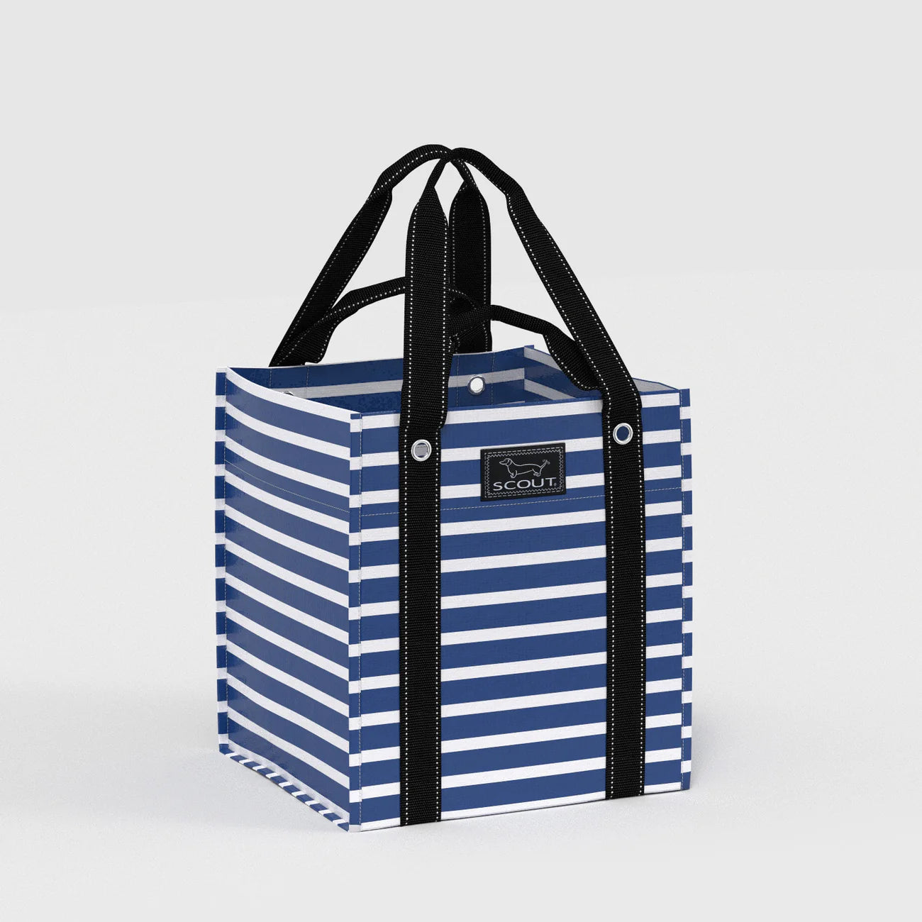Nantucket Navy Bagette Market Tote (Medium)