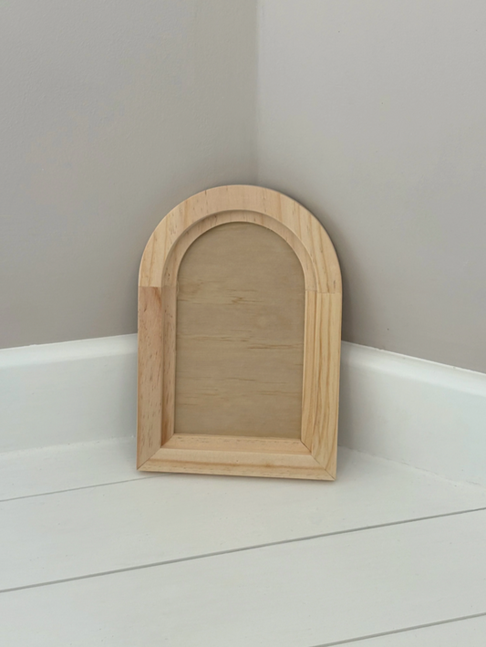 IOD Arched Wood Gallery Blank 7x10