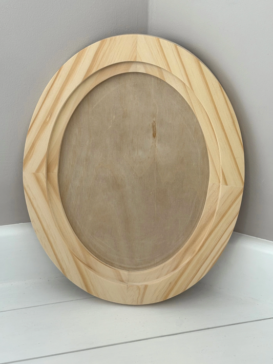 IOD Oval Wood Blank 12.7x15.7