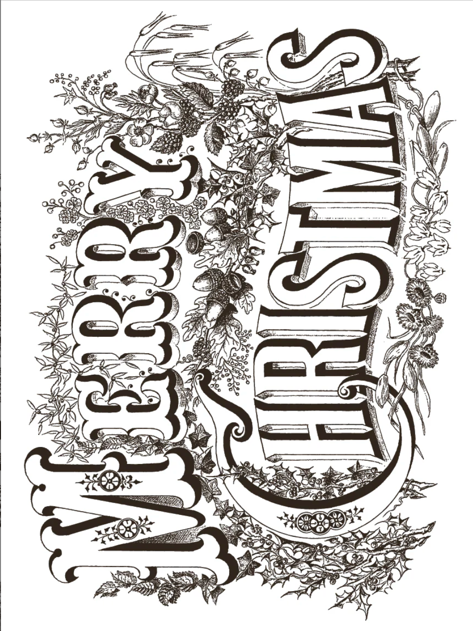 Twelfth Night IOD Paint Inlay 12x16 Pad by Iron Orchid Designs