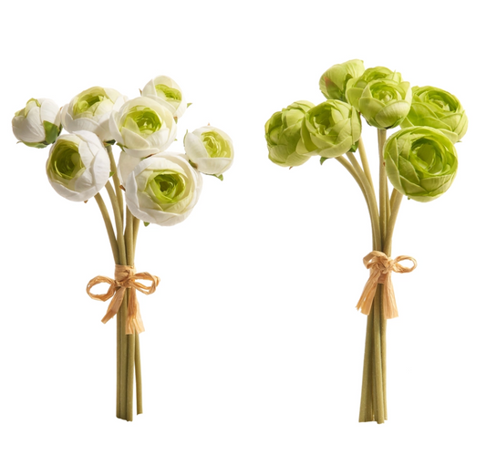 12" Real Touch Ranunculus Bundle (2 Colors)
