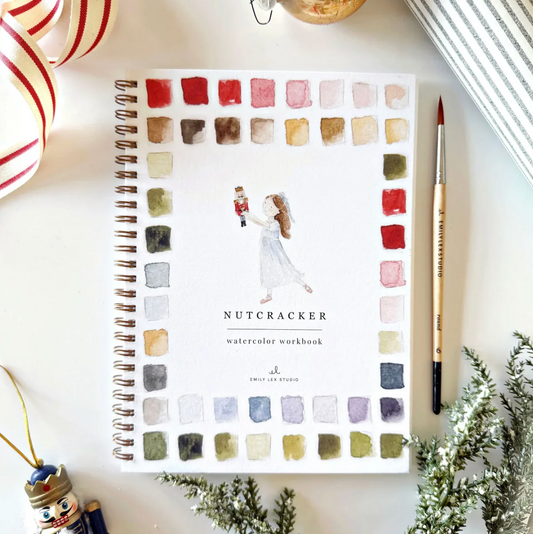 Nutcracker Watercolor Workbook by Emily Lex Studio