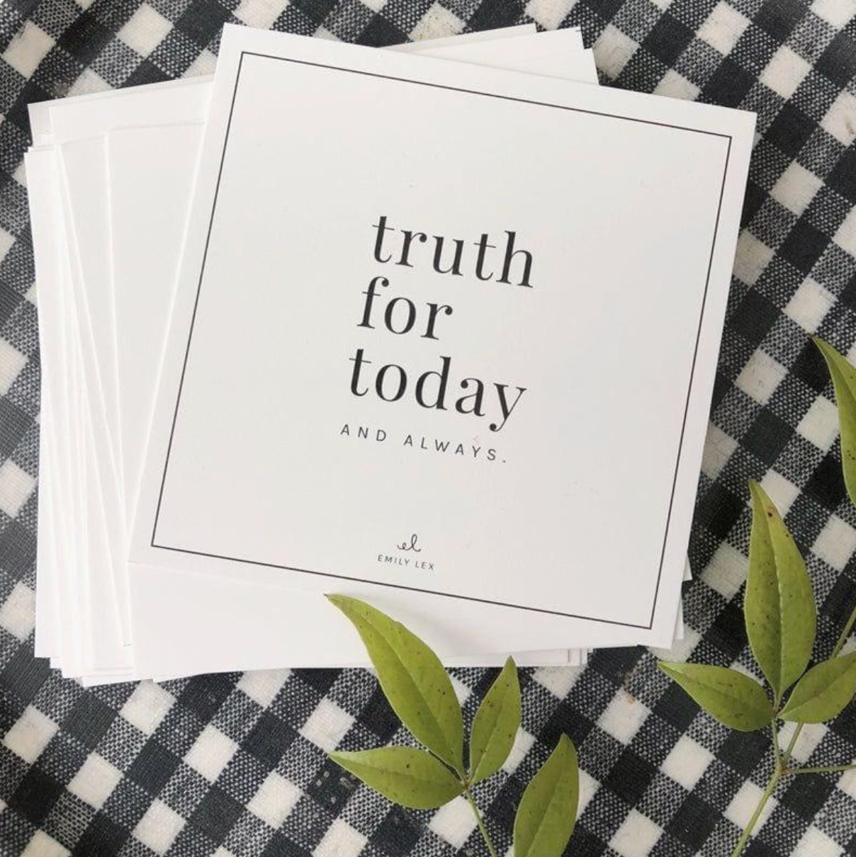 Truth for Today Cards by Emily Lex Studio