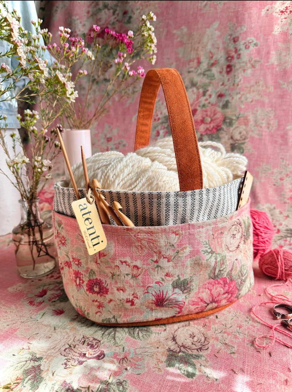 Atenti Rosewood Organization Caddy