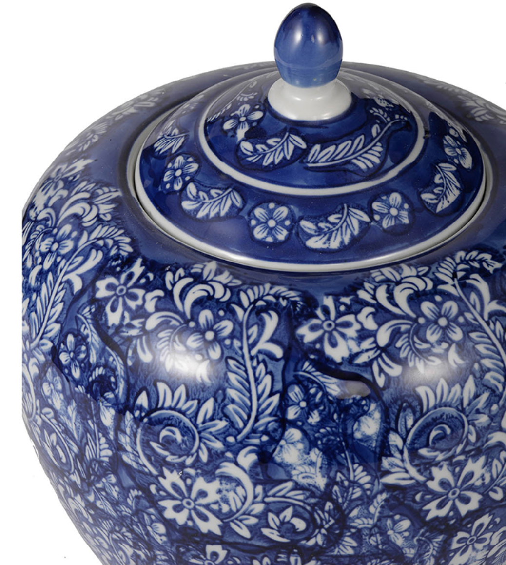 Porcelain Blue & White Ginger Jar