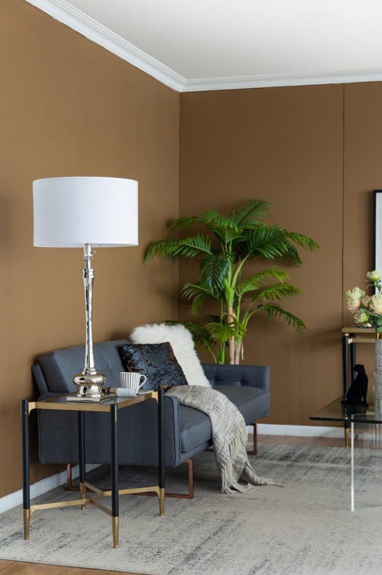 Contemporary Silver Table Lamp