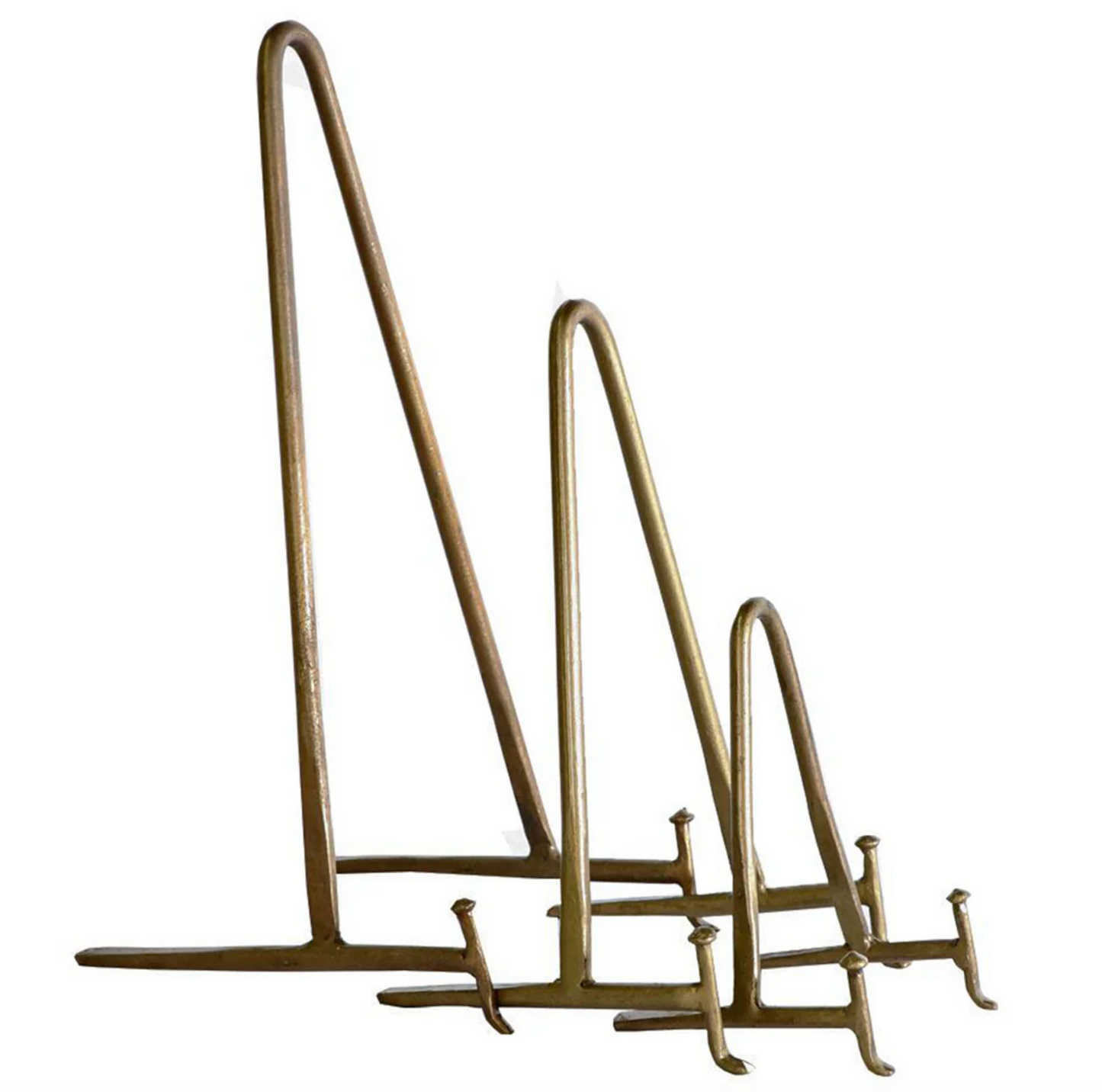 Antique Brass Display Stand - Large