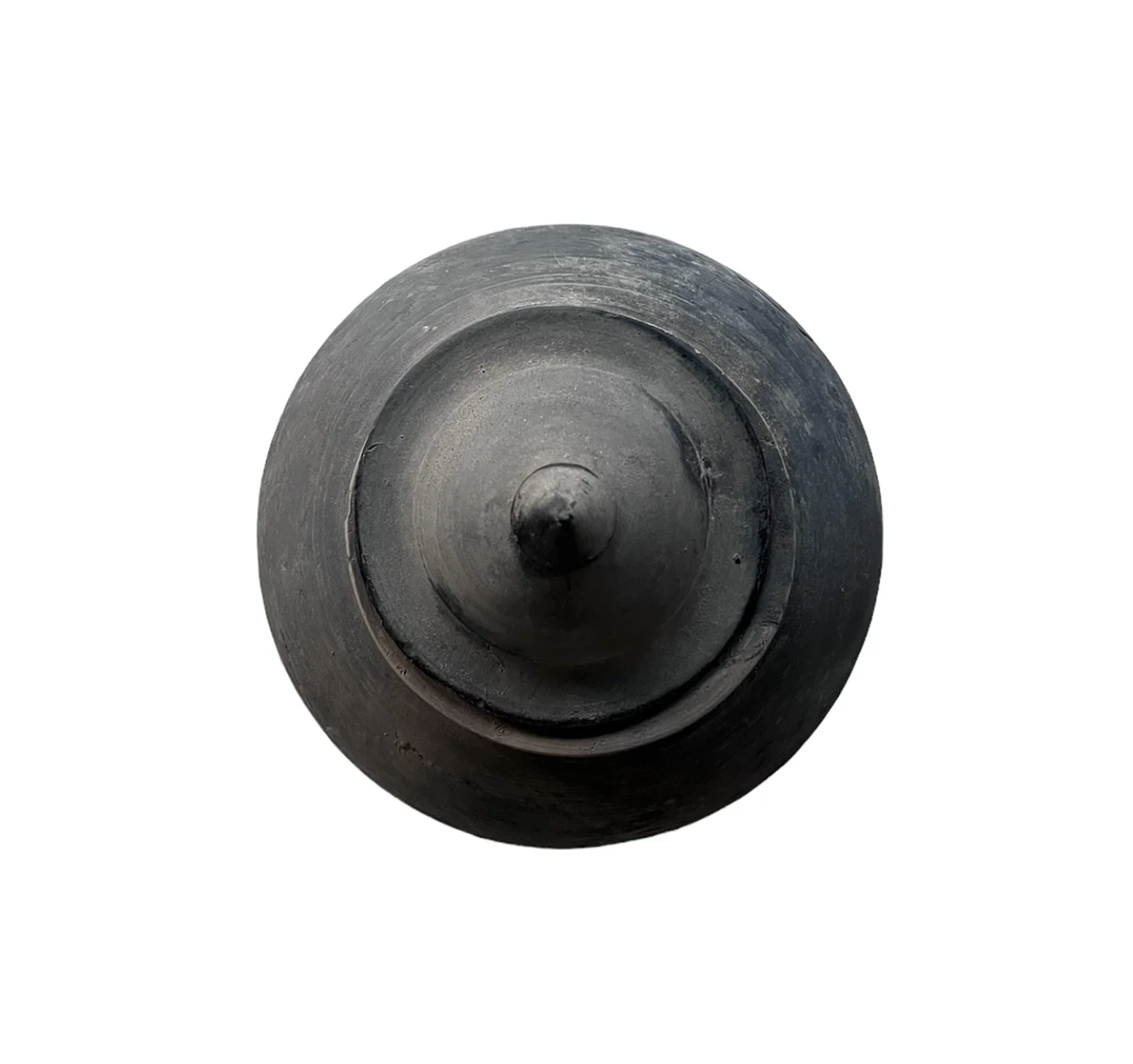 Lidded Village Jar