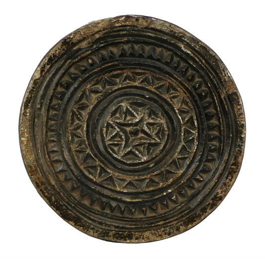 Carved Stone Biscuit Mold