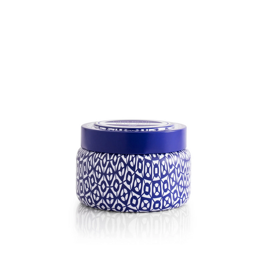 Pineapple Flower Printed Travel Tin Candle 8.5 oz.