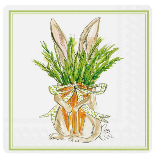 Hiding Bunny Lunch Napkins (20 pk)