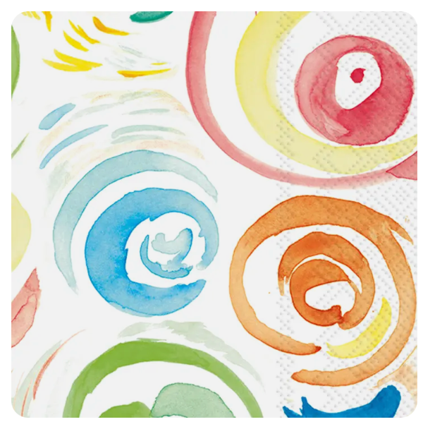 Happy Circles Paper Guest Towels (16 pk)