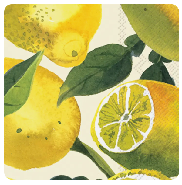 Lemons Paper Guest Towels (16 pk)