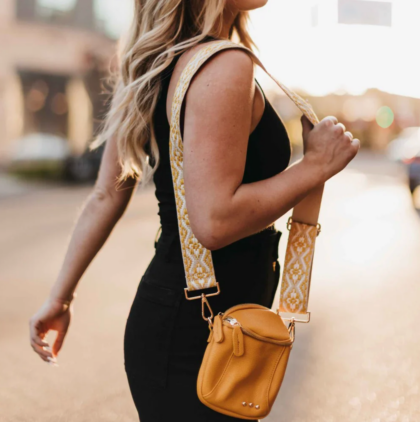 Ellie Crossbody Bag - Mustard
