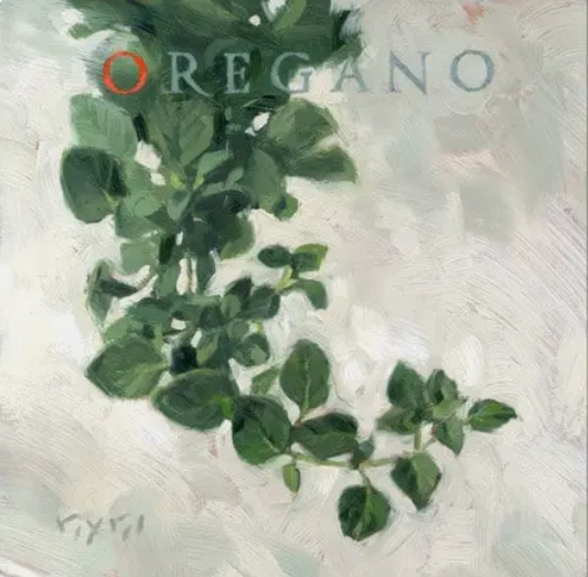 Oregano Giclee Wall Art 9x9"