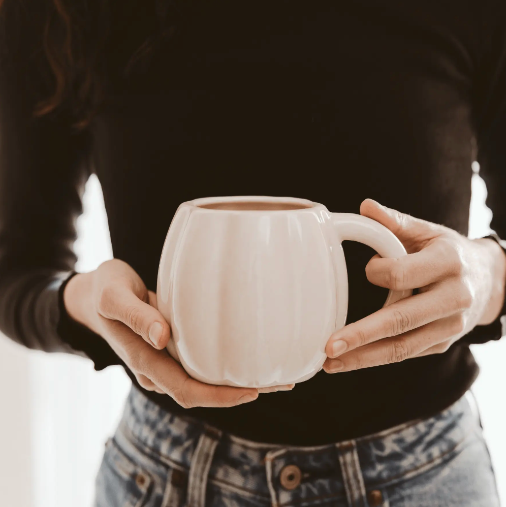 Cream Pumpkin Coffee Mug 19 oz