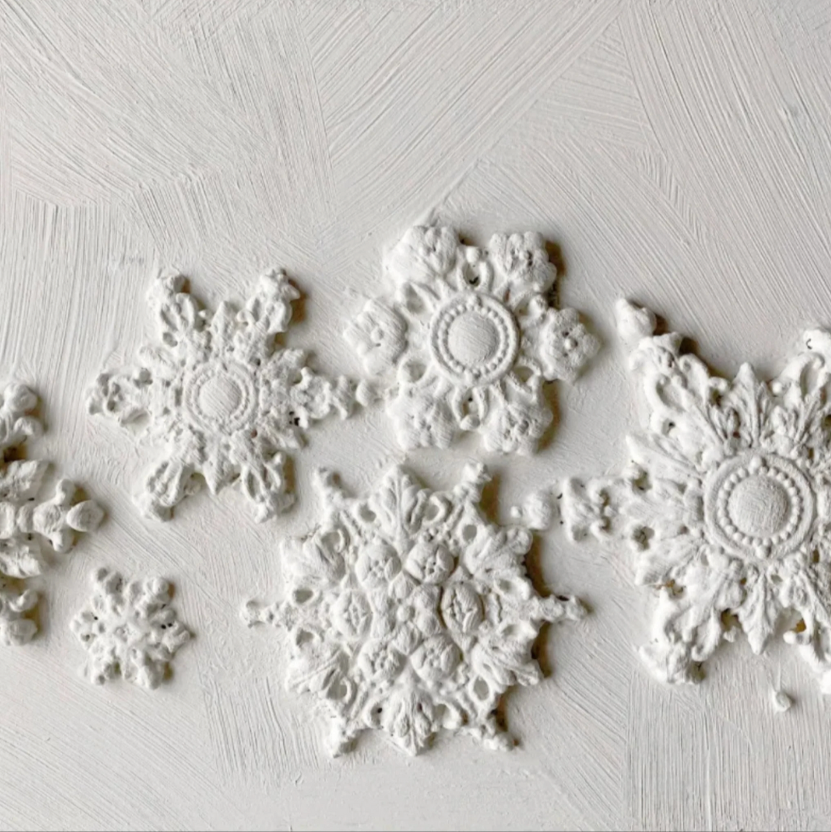 Snowflakes 6x10 IOD Mould by Iron Orchid Designs (NEW!)
