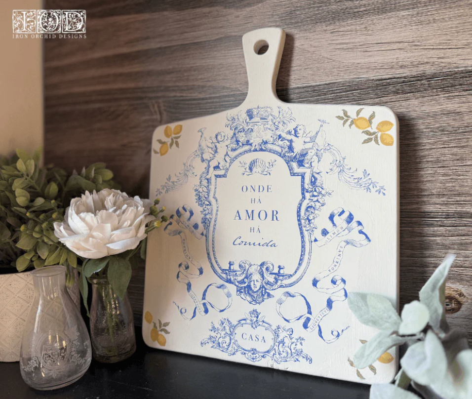 Portofino IOD Paint Inlay 12x16 Pad by Iron Orchid Designs