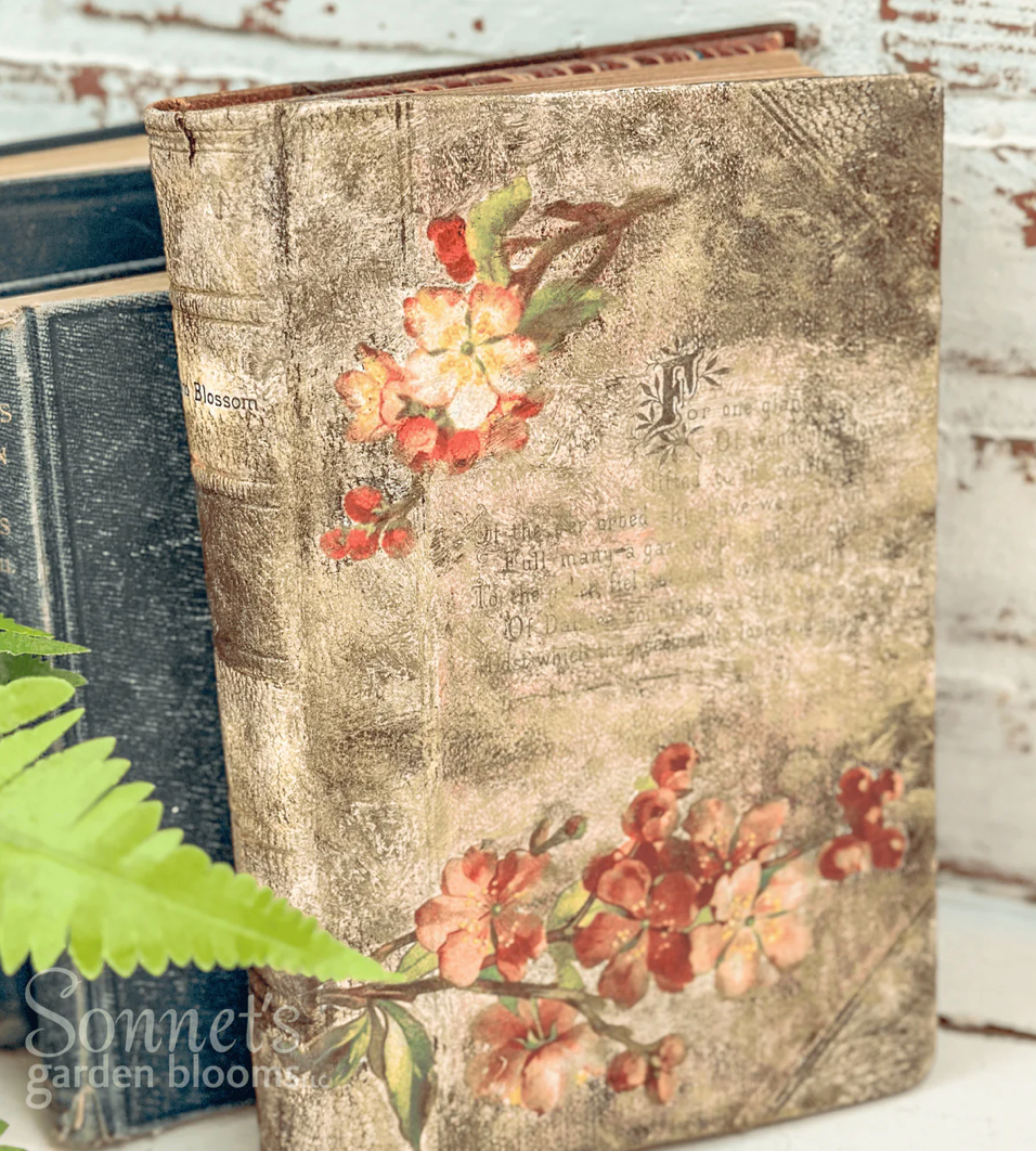 Lover of Flowers IOD Transfer 8x12 Pad by Iron Orchid Design