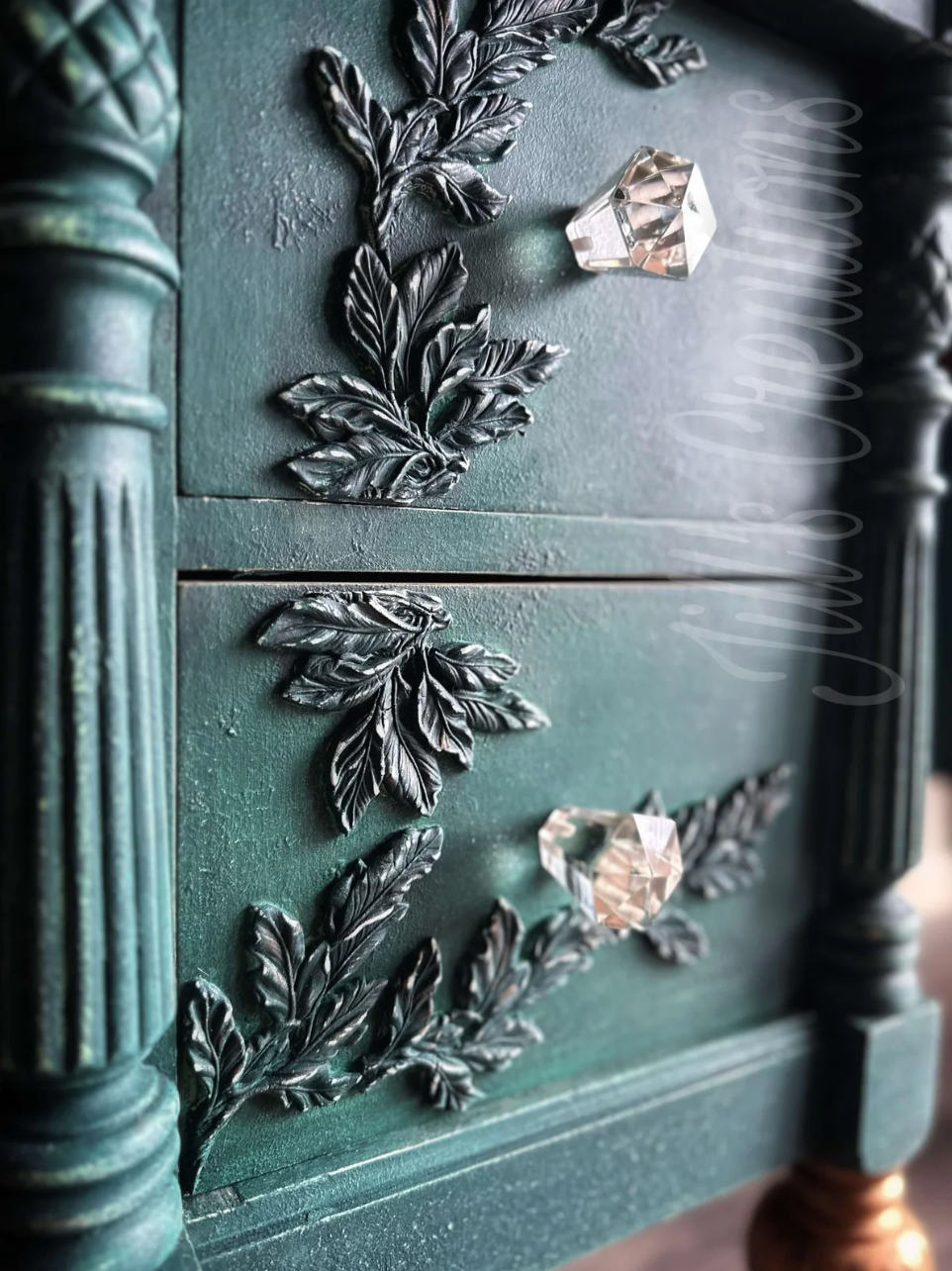 Viridis 6x10 IOD Mould by Iron Orchid Designs