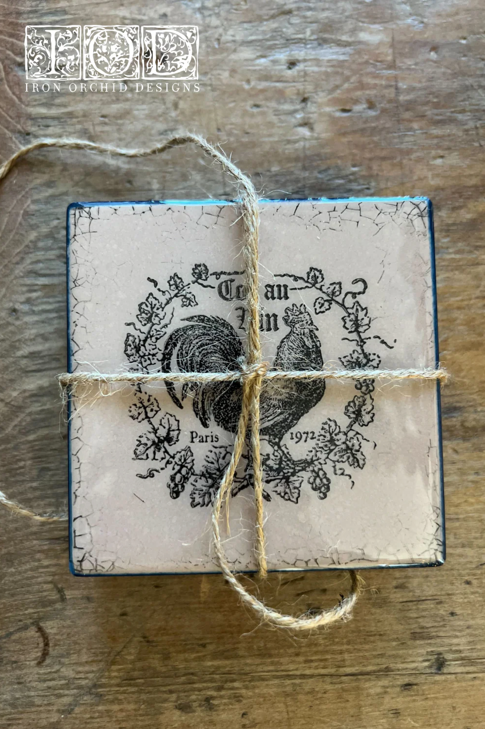 Antiquities 12x12 IOD Decor Stamp by Iron Orchid Designs