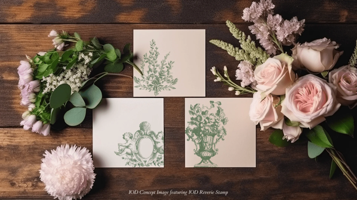 Reverie 12x12 IOD Decor Stamp by Iron Orchid Designs (Retired!)