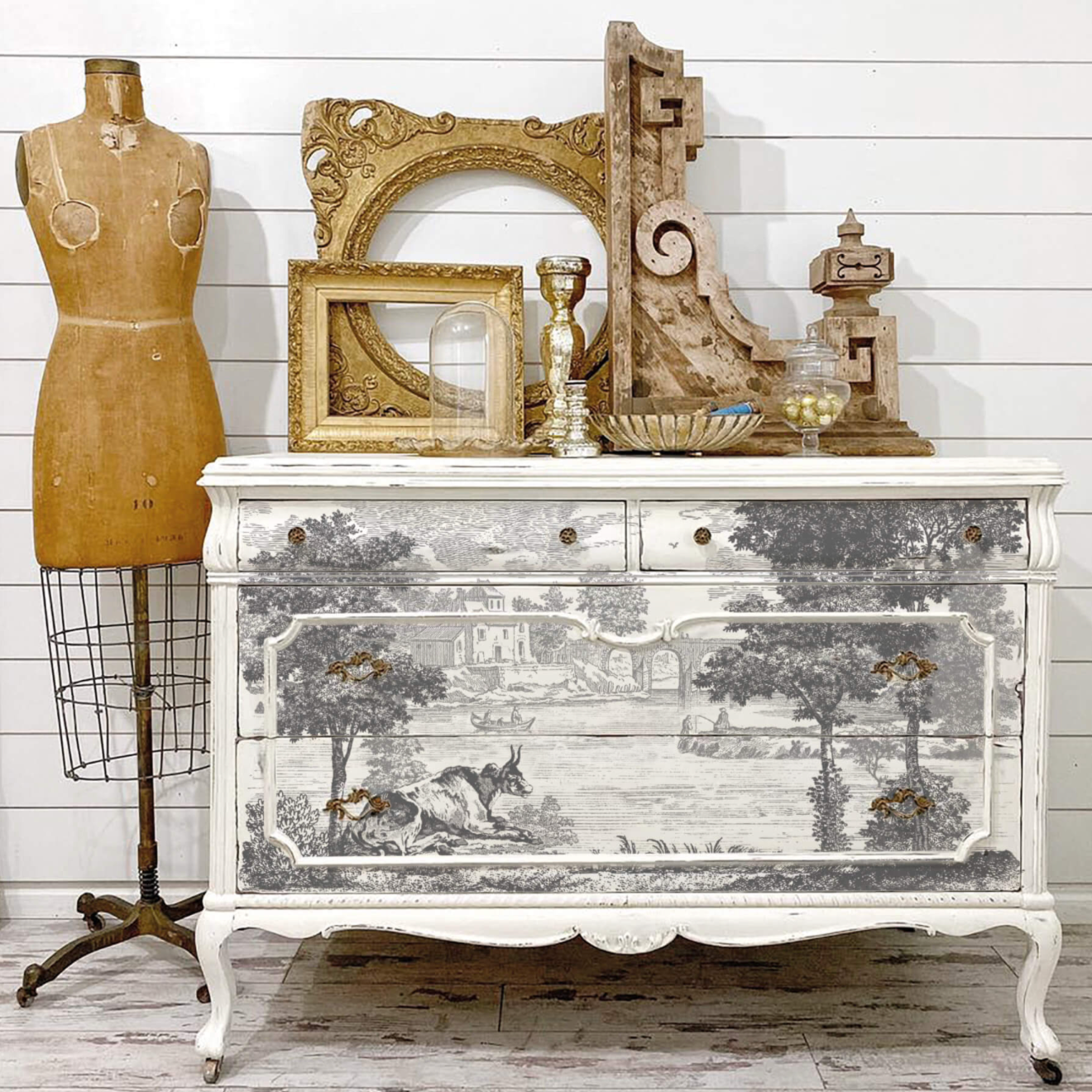 Summer Villa IOD Paint Inlay 12x16 Pad by Iron Orchid Designs