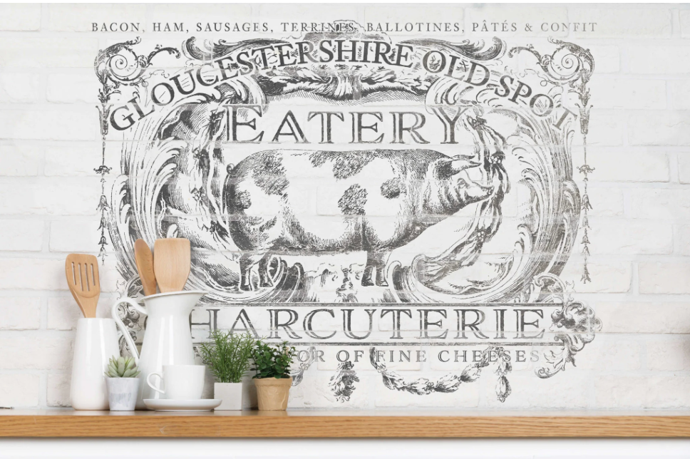 Cotswolds IOD Transfer 12x16 Pad by Iron Orchid Designs